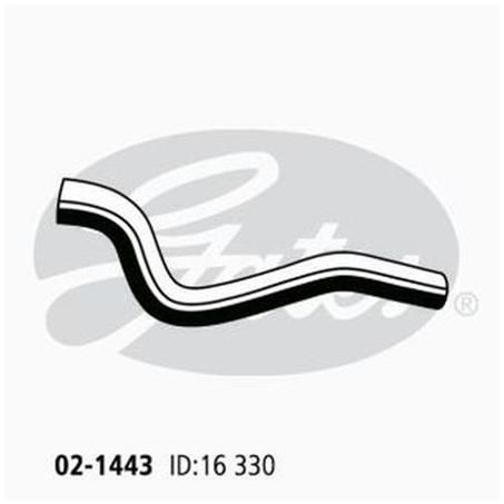 Gates Moulded Heater Hose 02-1443