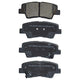 RDA GP MAX LOW METALLIC BRAKE PAD SET HYUNDAI KIA SSANGYONG RDB2054