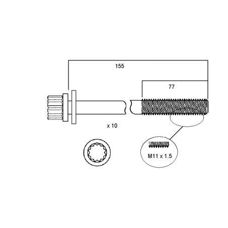 PERMASEAL Cylinder Head Bolt Set