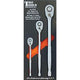 T & E TOOLS T&E 3pc Super Fine Ratchet Set 21533