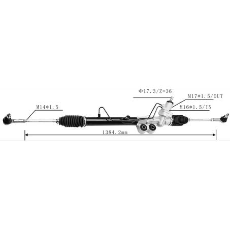 SAS AUTO PARTS STEERING R  P ASSY ISUZU DMAX TFR SR9203
