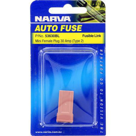 Narva FUSIBLE LINK MINI FEMALE TYPE 2 30A PINK 1 PCE