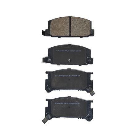 RDA BRAKES RDA GP Max General Purpose Low Metallic Brake Pad Set RDB426
