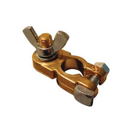 Icon Battery Terminal Heavy Duty M10 Brass Wingnut Negative 1 Pce BT18B-10NEG
