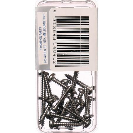 CHAMPION AUTO PARTS Champion Self Tapping Pan Head Screw Pack 6G x 3/4in. CSP11