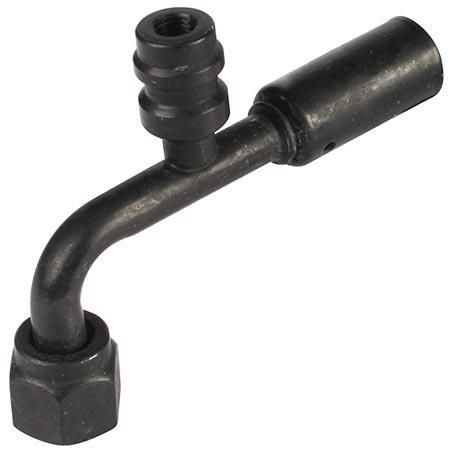 Atco Steel Fitting # 6 FOR - Reduced Beadlock #6 90° With R134a Port SRX1321-3
