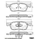 RDA BRAKES RDA Phantom Ceramic Brake Pad Set RDC2424