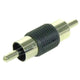 RCA Male to Male Coupler / Joiner | Audio Video Signal Connector Adapter