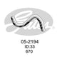 Gates Radiator Hose 05-2194