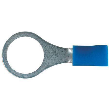Narva Crimp Terminal Ring Blue Terminal Entry 9.5mm Vinyl 100 Pce
