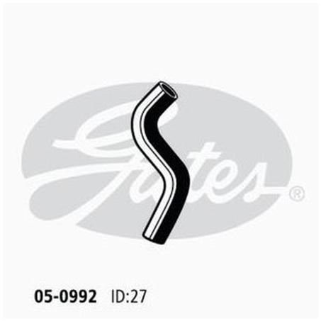 Gates Radiator Hose Upper 05-0992
