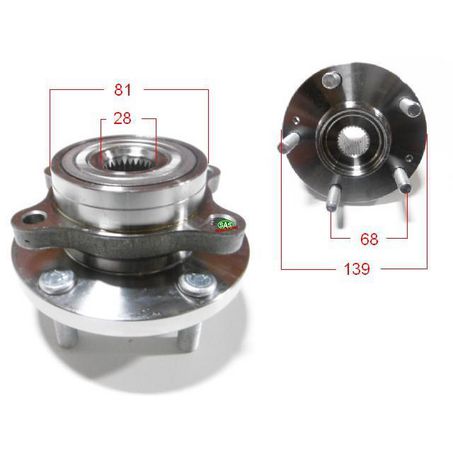 SAS AUTO PARTS HUB WH806