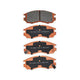 RDA GP MAX LOW METALLIC BRAKE PAD SET MITSUBISHI PROTON RDB1249