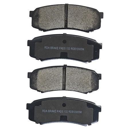 RDA GP MAX LOW METALLIC BRAKE PAD SET LDV V80 MITSUBISHI TOYOTA RDB1200