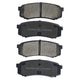 RDA GP MAX LOW METALLIC BRAKE PAD SET LDV V80 MITSUBISHI TOYOTA RDB1200