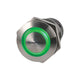 Narva PUSH BUTTON SWITCH OFF/ON SPST GREEN LED (CONTACTS RATED 10A @ 14V)