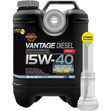 Penrite Vantage Diesel 15W-40 Engine Oil 10L