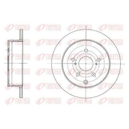 Brake Rotor 297.6mm 61592.00