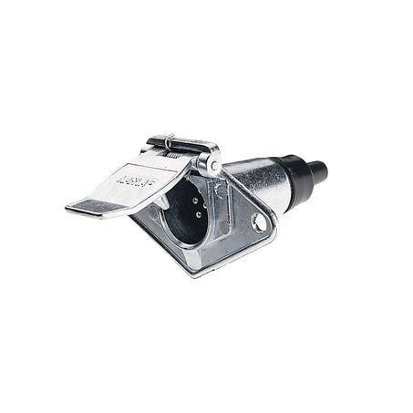 Narva Trailer Socket 7 Pin Round Small - Metal