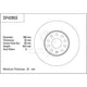 TRW Disc Brake Rotor 288mm x 22 Min