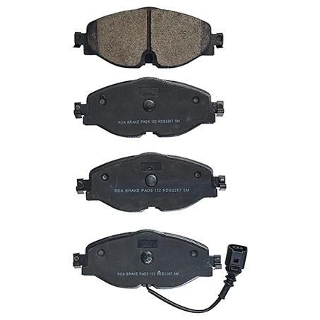 RDA BRAKES RDA GP Max General Purpose Low Metallic Brake Pad Set RDB2267
