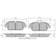 RDA PHANTOM CERAMIC BRAKE PAD SET BMW 118i 120i E87 2.0L RDC2135