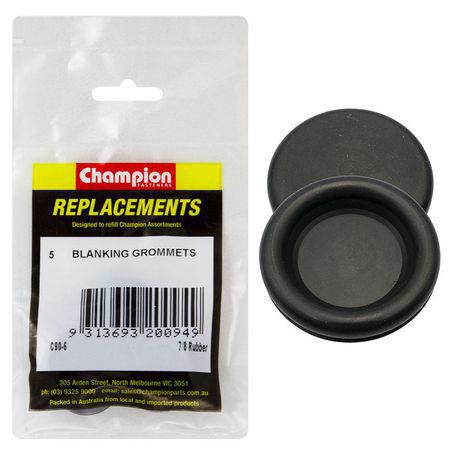 CHAMPION AUTO PARTS Champion 7/8 Blanking Grommets Rep Pack C90-6