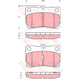 TRW Brake Pad Set (DB1854)