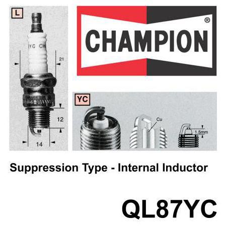 Champion Marine / Motorcycle Spark Plug QL87YC