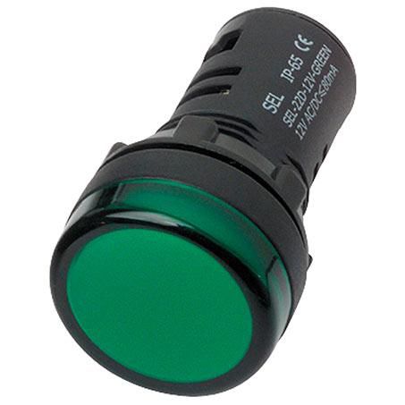 HELLA Pilot Light LED Green 24V Screw on Terminals 271724V