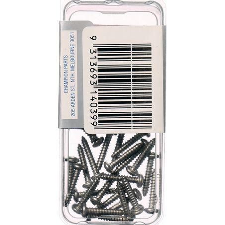 CHAMPION AUTO PARTS Champion Self Tapping Pan Head Screw Pack 4G x 5/8in. CSP09
