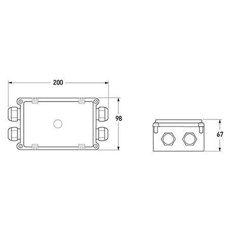 KOKEN Junction Box Plastic