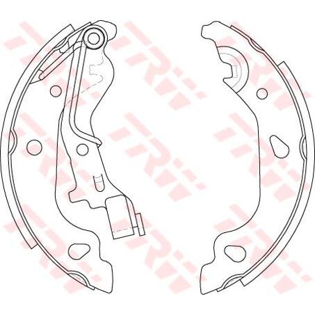TRW Brake Shoe 180mm x 32mm