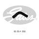GATES UNIVERSAL HOSE BEND 25MM X 125MM X 125MM 03-0010