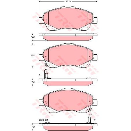 TRW Brake Pad Set
