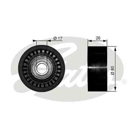 Gates Idler Pulley 36303