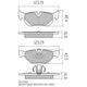 RDA PHANTOM CERAMIC BRAKE PAD SET BMW RDC2085