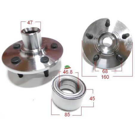 SAS AUTO PARTS SAS Wheel Hub HA6007