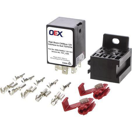 OEX Toyota High Beam CANbus signal detect relay for driving light solutions DSS-CANRLY 12V TOY