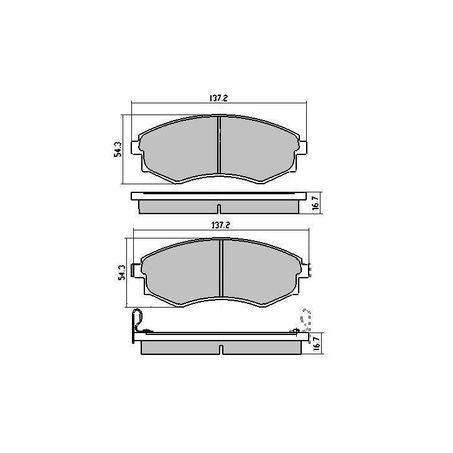 RDA PHANTOM CERAMIC BRAKE PAD SET HYUNDAI KIA SSANGYONG RDC1167