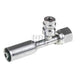 OEX Steel Fitting # 6 FOR - Reduced Beadlock #6 Straight With R134a Port