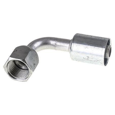 Atco Aluminium Fitting # 10 Female Flare - Beadlock #10 90° BLX1123