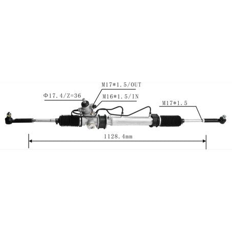 SAS AUTO PARTS SAS Steering Rack Assembly SR2014
