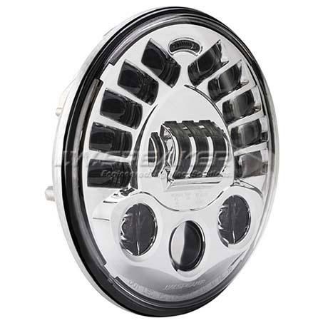 JW SPEAKER LED Head Light 12V High Low Park 8790A Chrome Adaptive 0551331