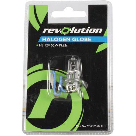REVOLUTION UNITS H3 Globe 12V 55W Standard - 1 Pce 62-93055BLR