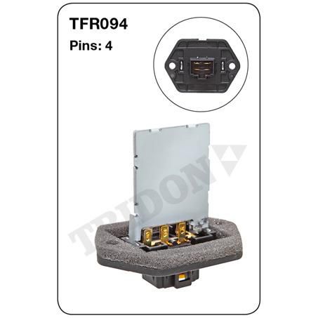 Tridon Heater Fan Resistor TFR094