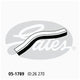Gates Radiator Hose Upper 05-1789