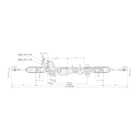SAS AUTO PARTS SAS Steering Rack Assembly SR2009