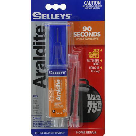 Selleys 90 Second Self Mixing Araldite 14ml 100029
