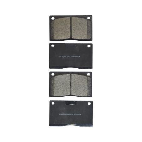 RDA BRAKES RDA GP Max General Purpose Low Metallic Brake Pad Set RDB585
